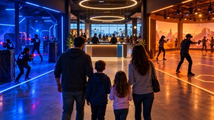 Laser tag or VR for a family entertainment center in 2027?